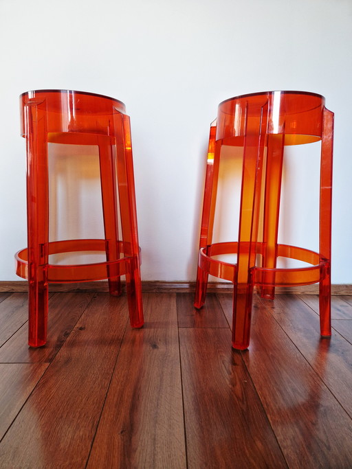 2 x Charles Ghost by Kartell  // Philip Starck