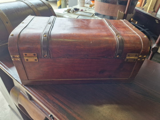 Image 1 of Vintage Wooden Storage Box