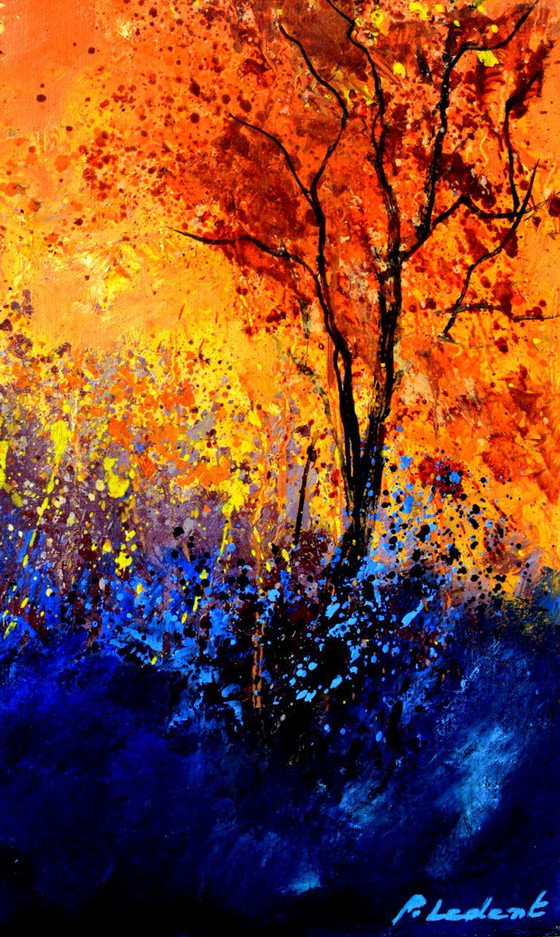 Autumnal Sunset – P. Ledent, Peintures et dessins, Canvas (photo 4 of 5)