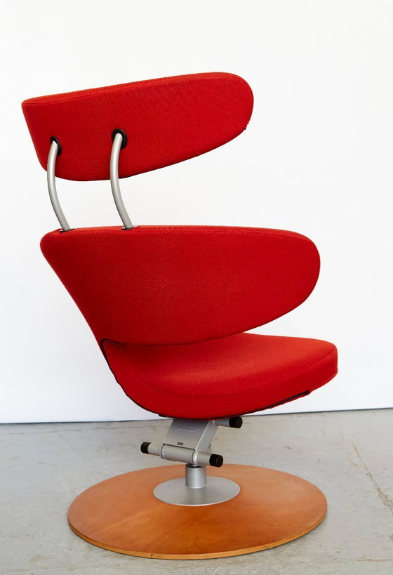 Image 1 of Fauteuil Lounge & Ottoman Peel par Olav Eldøy Asu pour Stokke