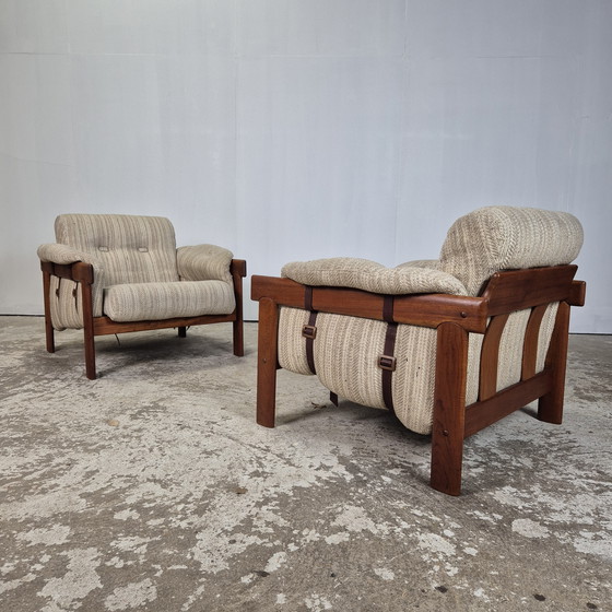 Image 1 of H.W. Klein Bramin vintage jaren 60 lounge relax stoelen teak