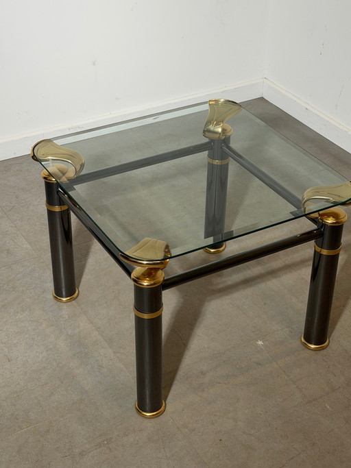 Tavolino Regency con piano in vetro - 60 x 60 – bijzettafels, Glass (photo 2 of 4)