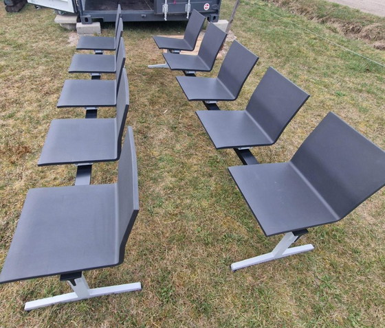 Image 1 of Set di 2 panche Design Icon: Vitra.04 - 5 posti a sedere di MaartenVan Severen/Authentic