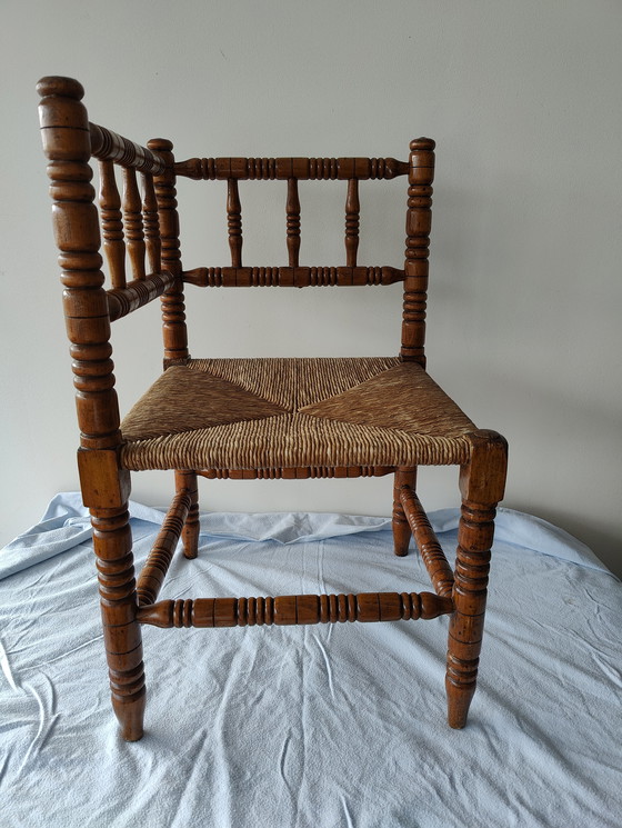 Image 1 of Bobbin chair of Knobbelstoel