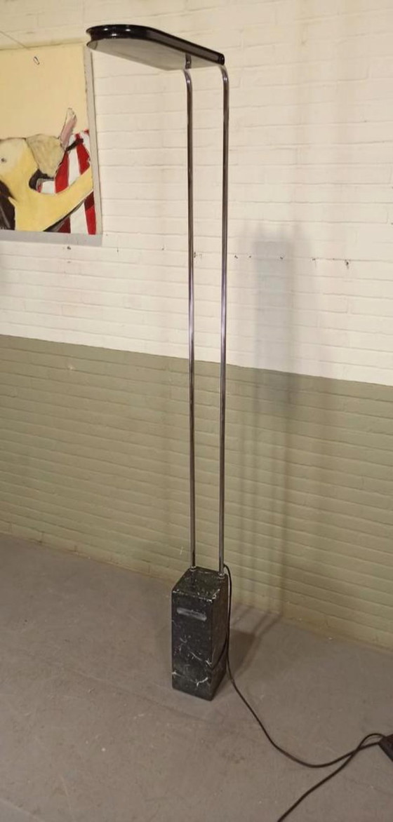 Image 1 of Lámpara de pie italiana posmoderna con base de mármol