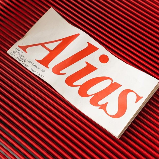 Image 1 of SET DI 6 SEDIE MOD. SPAGHETTI GIANDOMENICO BELOTTI PER ALIAS ANNI '80 MODERNISMO VINTAGE