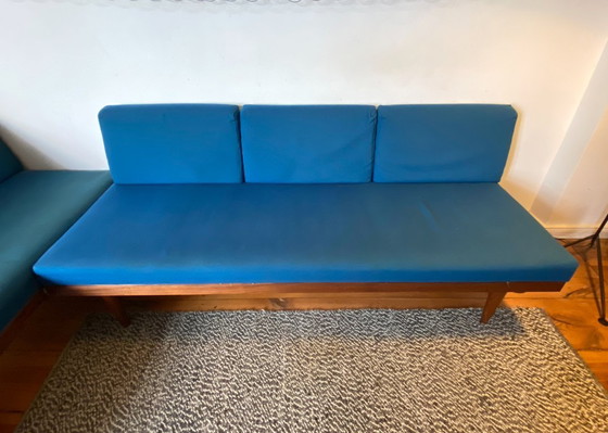 Image 1 of  Sofagruppe, 3-teilig – 60er-Jahre Teak Daybed-Set