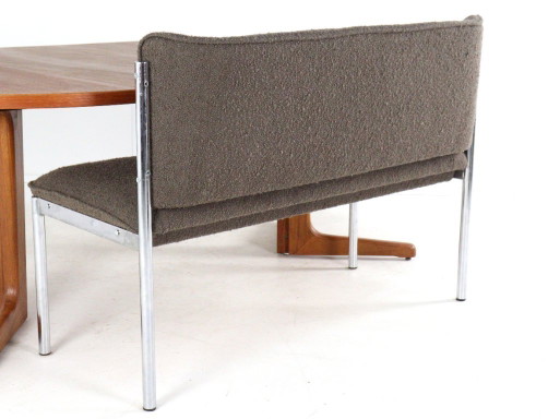 Vintage eetkamerbankje stoelen eetstoelen nieuw gestoffeerd