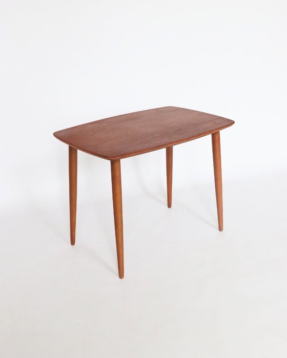 Image 1 of Vintage side table teak coffee table retro mid-century