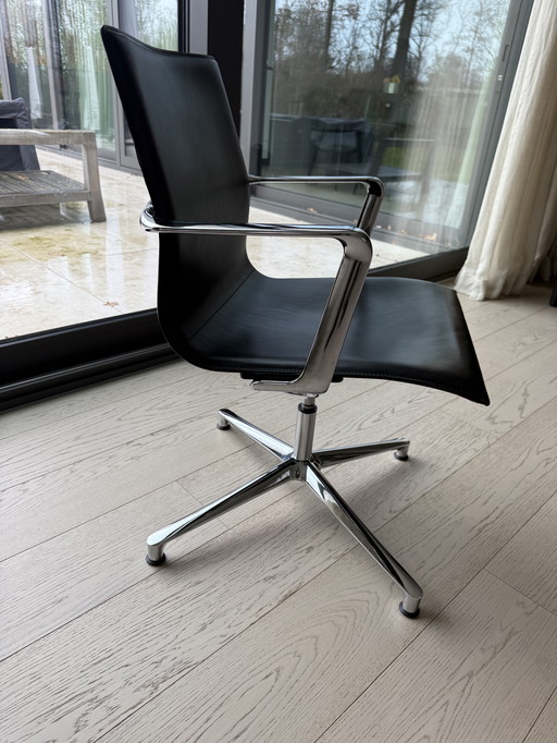 Silla de oficina de cuero ICF