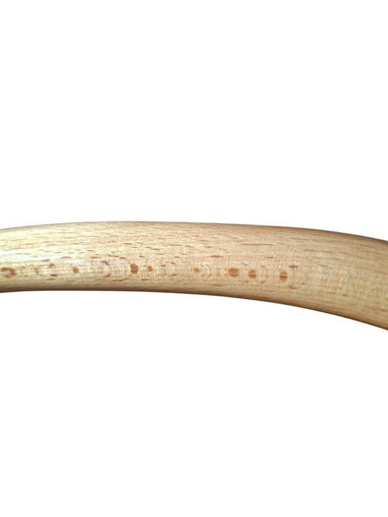 Image 1 of Set di 5 Sgabelli Thonet Style in Legno Curvato e Paglia di Vienna '70