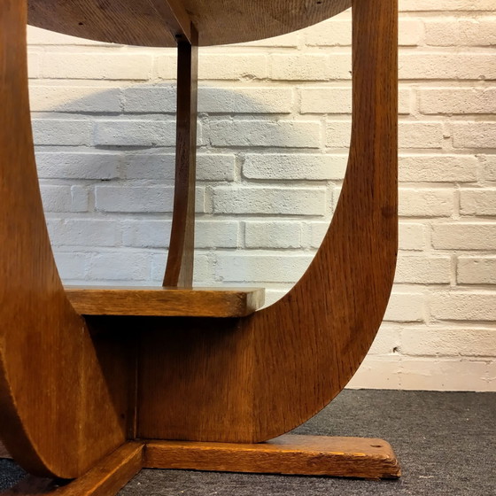 Amsterdam School Side table, Wood, Brown (photo 8 of 10)
