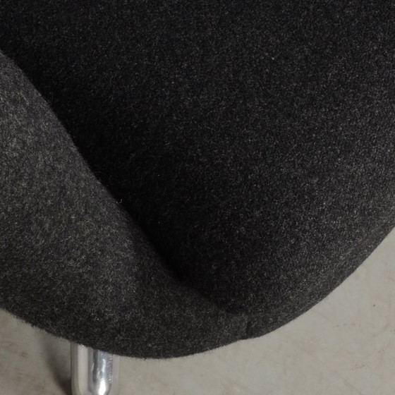 2x Fauteuil Bröderna Anderssons, Antraciet – Metal, Wool (photo 5 of 7)
