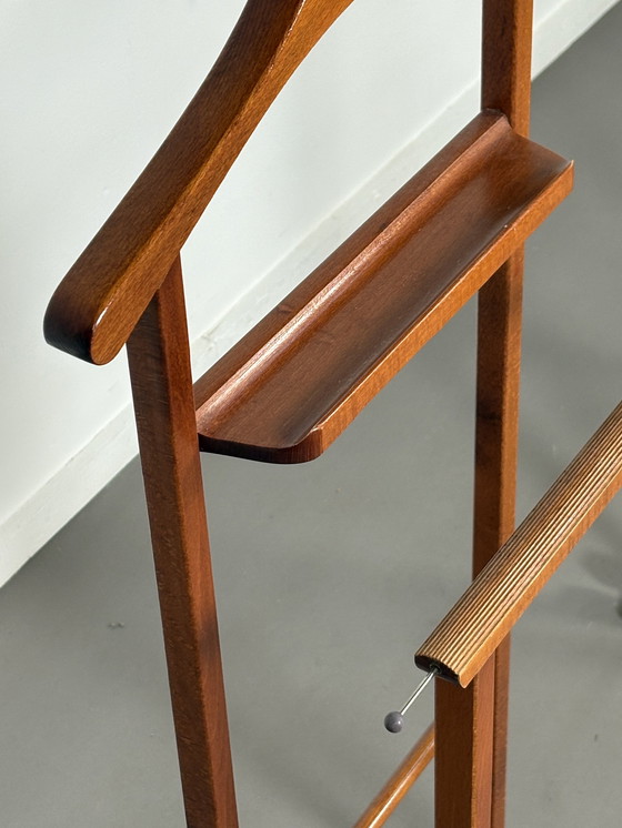 Image 1 of 2 x Esdoorn en Messing Dressboy design from Icoparsi for Fratelli Reguitti Italy Sixties 