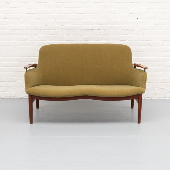 Finn Juhl NV-53 Two-seater sofa Niels Vodder 50's – 2 seaters, Wood (photo 5 of 16)