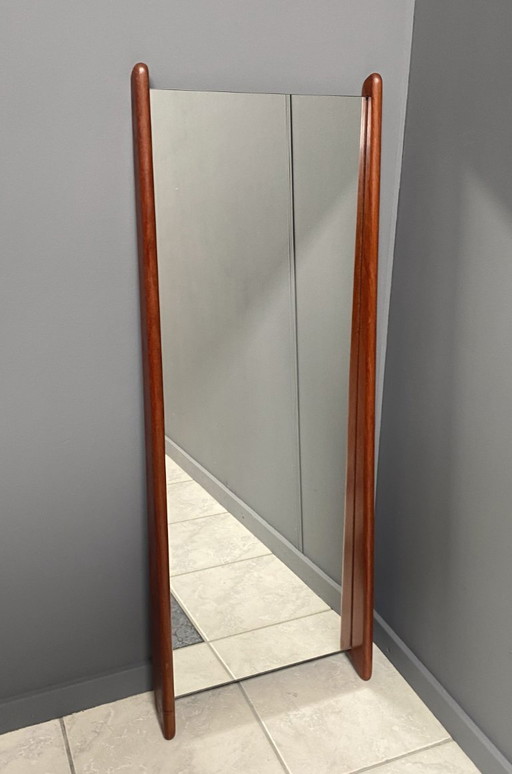 Large Teak mirror 1960s Denmark