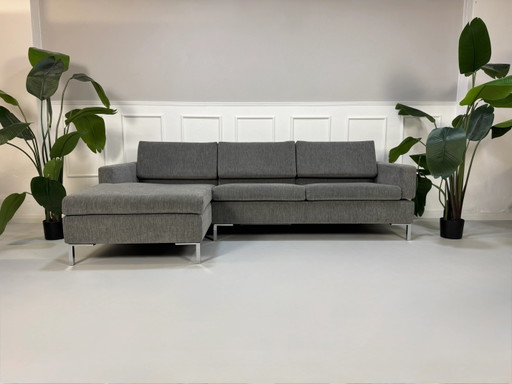 Brühl Tomo Designer Sofa Couch Grau Stoff Relaxfunktion