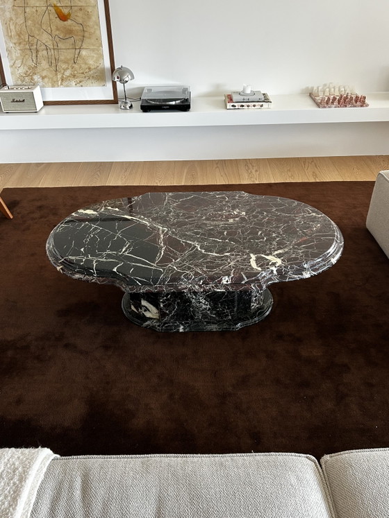 Marmeren salontafel | Vintage design | Rosso Levanto marmer – Marble, Stone (photo 3 of 8)