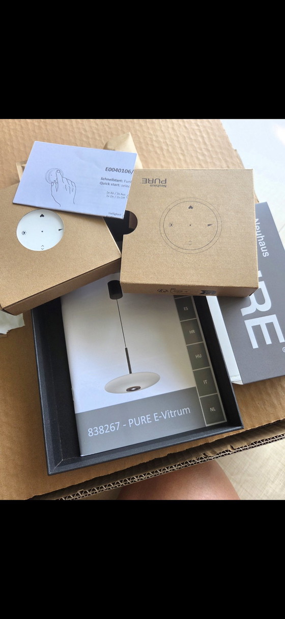 Image 1 of PURE E-Vitrum - Lampada a sospensione di design Paul Neuhaus - 45 cm - Nuovo