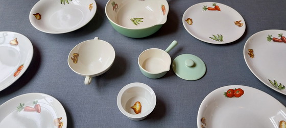 Image 1 of Villeroy & Boch VILBOFOUR (1960) – eine neue Zeitkapsel – 15-teiliges Set in Museumszustand (NOS) – inkl. legendärer Kochtopf