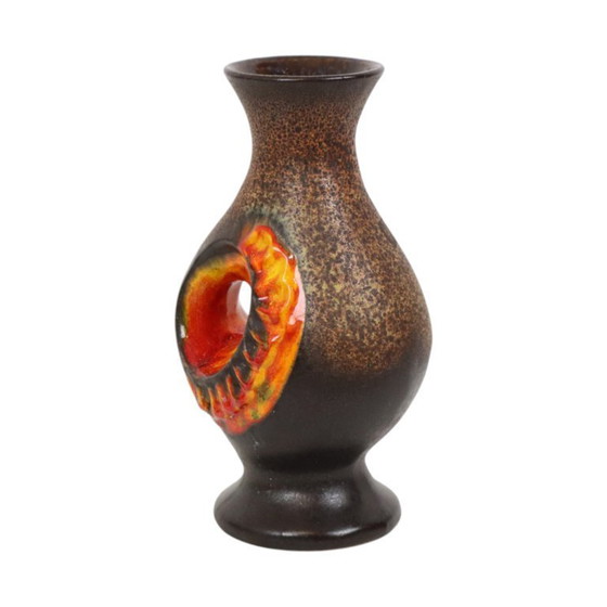 Image 1 of Vaso di lava arancione grasso Germania Ovest