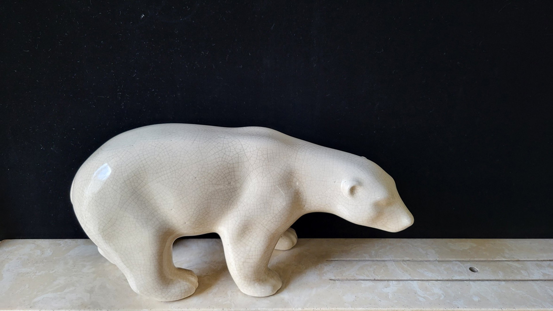 Polar Bear Sculpture LV Ceram Art Deco 1930 | €400 | Whoppah