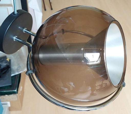 Ikonische Raak Globe Wandleuchte von Frank Ligtelijn, 1960er Jahre – wandlampen, Glass, Metal (photo 2 of 7)