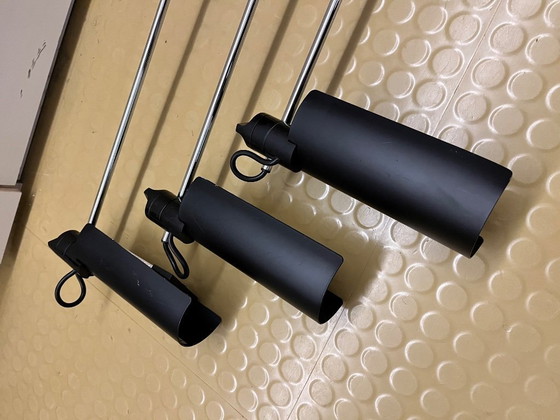 Image 1 of 3 apliques de techo/pared Oluce – ADIM – Vico Magistretti – Cromo y aluminio – Diseño italiano 1970