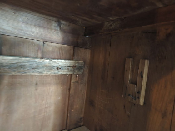 Vintage speelgoedkast/ kledingkast – geen, Opbergkast, IJzer, Hout (photo 5 of 10)