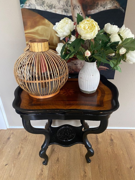 Image 1 of Antico tavolo da vino olandese, tavolino laterale, tavolo da piante