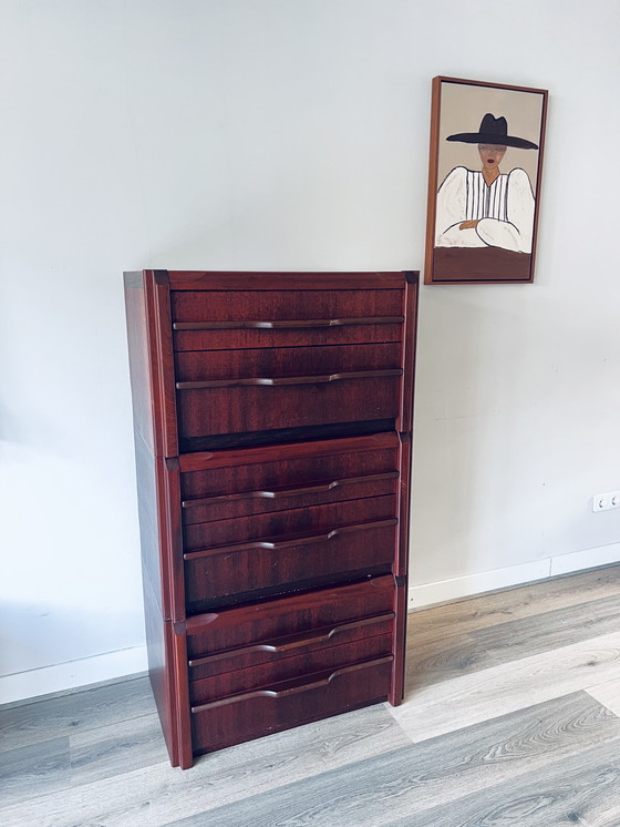 Image 1 of Mid-century chest of drawers rosewood