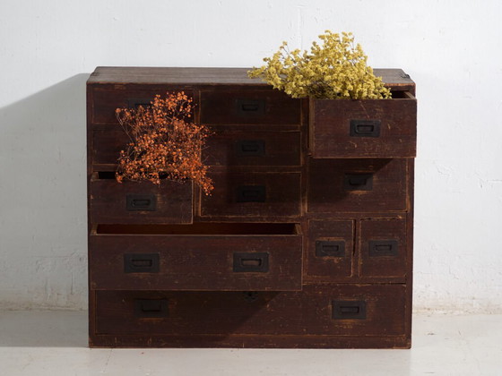 Antique Japanese chest of drawers - Meiji / Taishō period (c. ) #44 (photo 5 of 40)