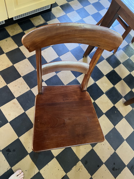 Image 1 of Table à manger robuste (Indonésie) avec 5 chaises