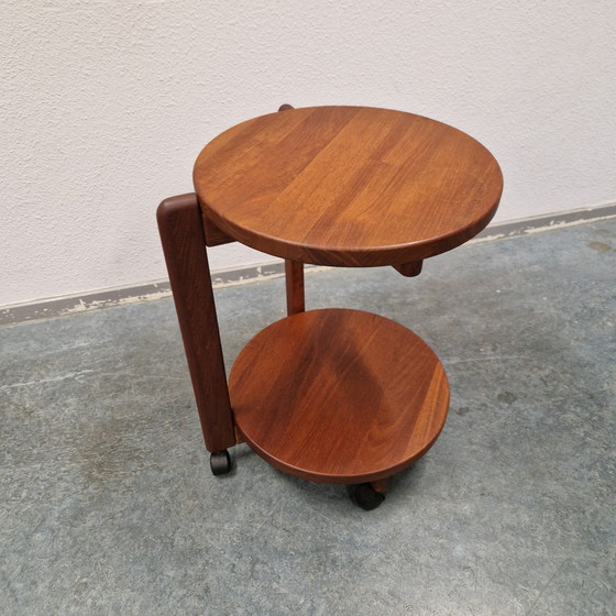 Image 1 of Vintage Danish Trolley Barcart
