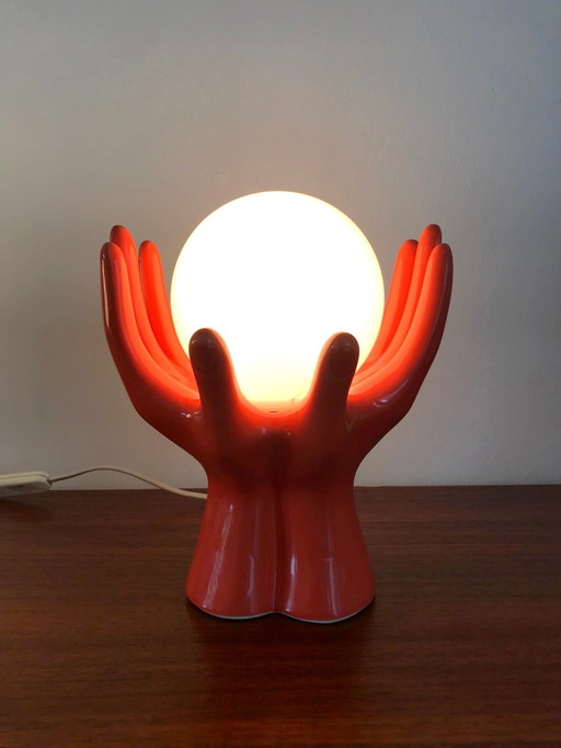 Ceramic Hand Lamp