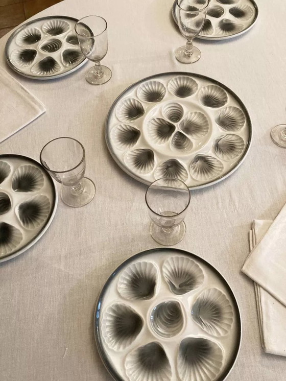 Image 1 of Servizio di ostriche, Moulin des Loups, anni '70