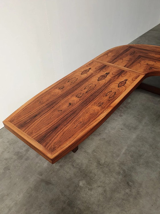 Image 1 of palissander boemerang vintage salontafel jaren 70 deens