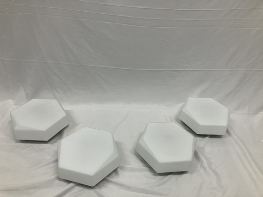 Vintage 6-sided wall lamp or ceiling lamp, Bega Leuchten