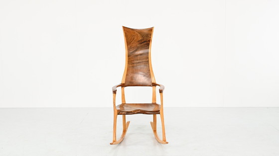 Image 1 of Donald Gordon, Rocking Chair in Kauri and Oak – New Zealand Studio Craft, 2004