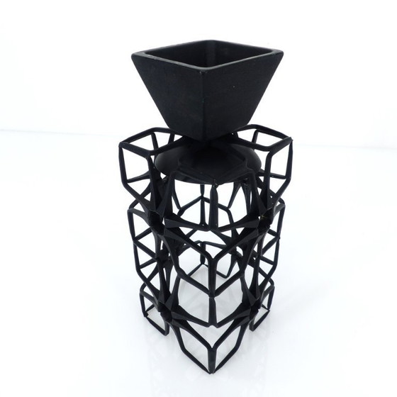 Image 1 of Brutalist Wrought Iron Candlestick, Bruce Weir, Scotland, Circa 1960