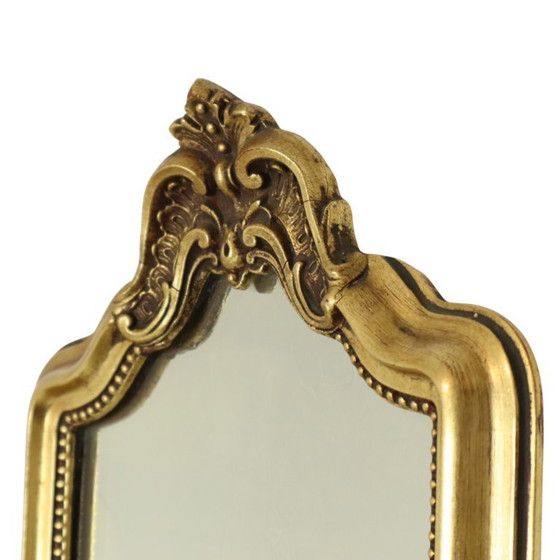 Image 1 of Smalle Klassieke Vintage Spiegel Barok Stijl Goud 72cm