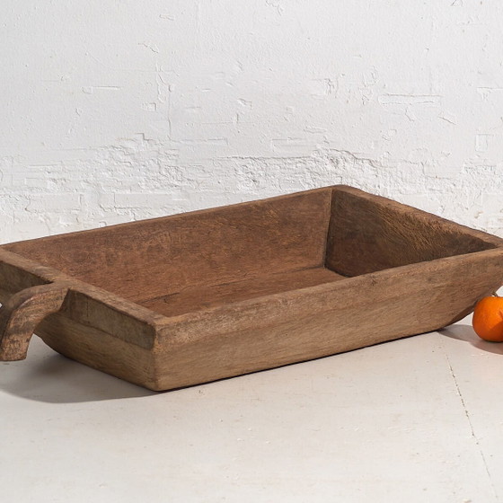 Antique solid wood tray with handle (c.1900) #8 – Decorative Objects (photo 4 of 40)
