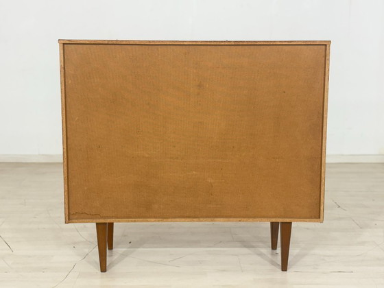 Image 1 of Bellissima scarpiera vintage / scarpiera in teak / mobiletto da ingresso / cassettiera