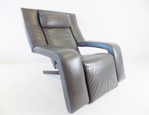 Brunati Kilkis Leather Lounge Chair by Ammanati & Vitelli