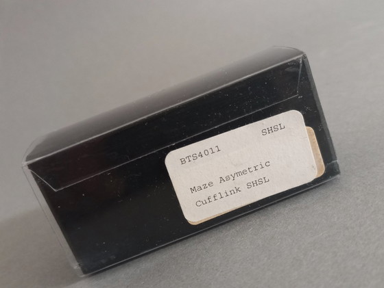 Image 1 of Rari gemelli da polso "Maze Asymetric" di Tateossian London, designer vintage, anni '90