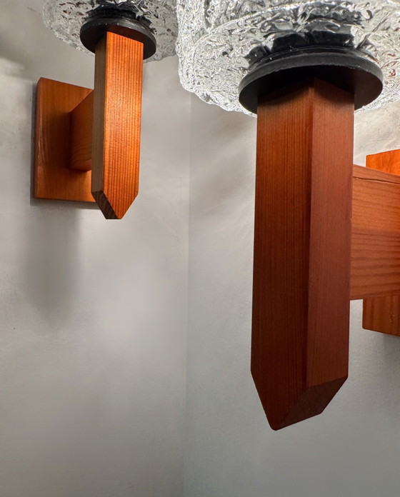 Applique IKEA pino massiccio anni '80 – Legno, Vetro (photo 9 of 12)