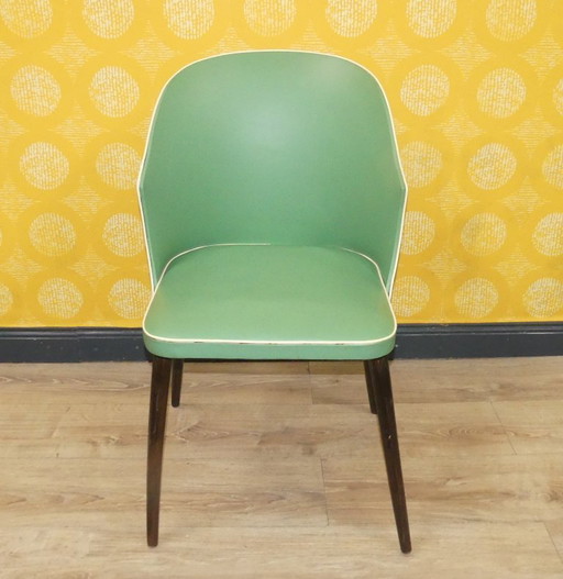 50s cocktail chair pastel green rockabilly classic chair wood cocktail chair plastic retro vintage mid century fifties