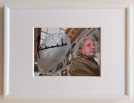 Panamarenko – Photo dédicacée « Aéromodéliste »