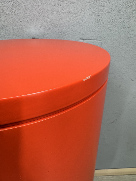 Image 1 of Tocador retro de la era espacial con taburete – Diseño Bremshey – Años 70