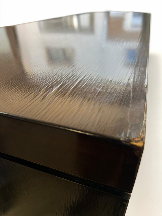 Image 1 of Art Deco / Streamline sideboard / credenza with original marble top – ca. 1930–1950, in the style of the Deutsche Werkstätten